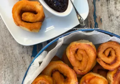 Rollitos veganos de cardamomo