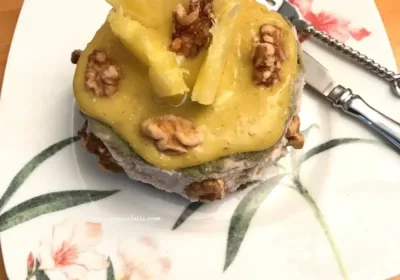 Tarta vegana de almendras