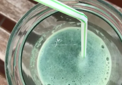 Smoothie manzana con spirulina