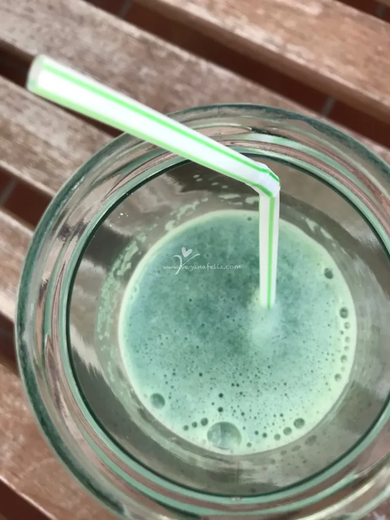 Smoothie manzana con spirulina