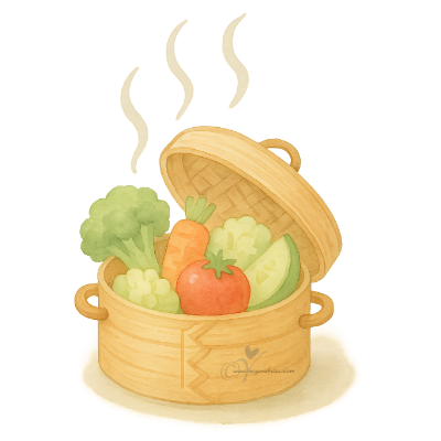 Cocinar-al-vapor-Veganafeliz Cocinar al vapor técnica estrella para cuidar los nutrientes