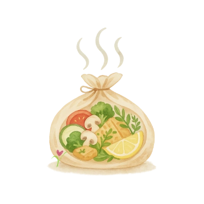 papillote_Veganafeliz El Papillote, una técnica muy elegante y sencilla