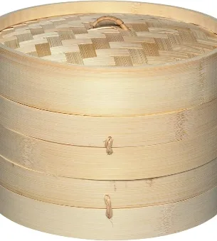 vaporera de bambu Vaporara de Bambú Cesta