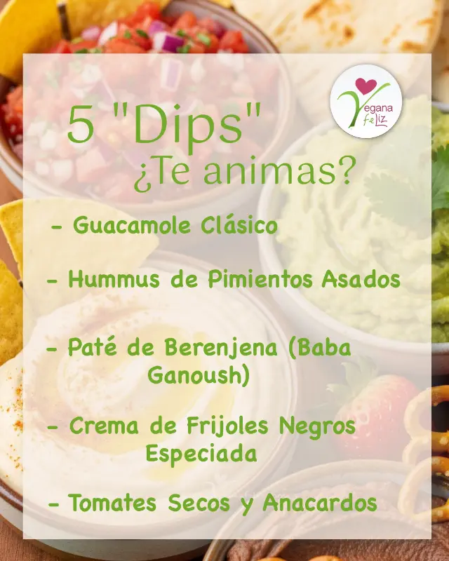 dips veganos saludables
